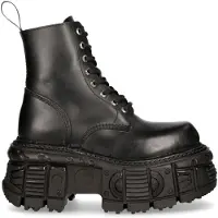 New rock Unisex Military Techno Plateaustiefel – M-MILI084N-S5