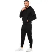 Enzo | Herren Pullover Hoodie Trainingsanzug Set - Schwarz