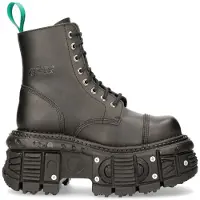 New rock Kampfplattformstiefel aus veganem Leder – TANKMILI083C-V2