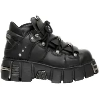 New rock Unisex-Gothic-Stiefel aus veganem Leder – M-106-VS1