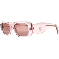Prada PR17WS Damen-Sonnenbrille Vollrand Eckig Acetat-Gestell, orange