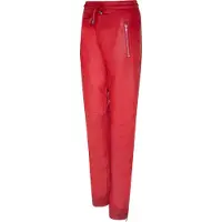 Infinity Leather Damen-Jogginghose aus rotem Nappaleder