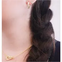 MYC Paris Glamour-Ohrringe - Gold und Kristall