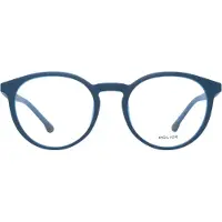 Police Polizei Runde Herren Blau Brille
