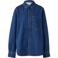 Comma Blouses Blue Denim Größe: S | Business hemden Outlet | Damen | Blau