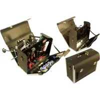 ALARM WERKZEUGE Echtledertasche L1, leer L.440mm B.190mm H.360mm