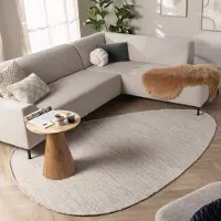 NATURL. Wollteppich Organisch - Bliss Beige Meliert 120x170 cm