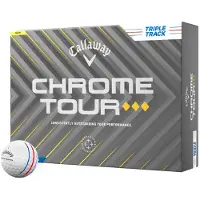 Callaway Golfbälle Chrome Tour TD Triple Track - 12er Pack , weiß