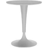 Kartell DR. NA Tisch, grau, Höhe 73 cm - , DR. NA, Grau, für Terrasse, Kunststoff, Modern