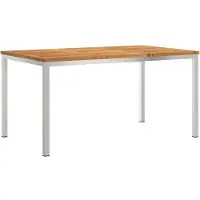 vidaXL Outdoortisch-Set 7 Stk. 150 x 90 x 75 cm