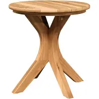 vidaXL Beistelltisch Braun 40 x 40 x 41 cm Massivholz Teak