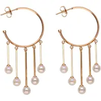 NAEMI Women Earrings in Rose Gold White | Gr.: onesize