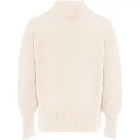 Mymo Pullover Damen Wollweiß