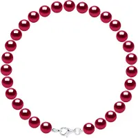 ATELIERS SAINT GERMAIN Armband aus echten Süßwasser-Zuchtperlen rund 6-7 mm
