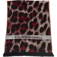 Cavalli Class Männer bordeauxroter Wollschal