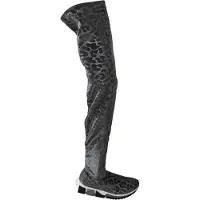 Dolce&Gabbana Femme Gris Léopard Chaussures Chaussures Booties Sneakers High Top