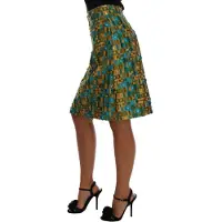 Dolce&Gabbana Jupe fourreau droite en jacquard multicolore pour femme