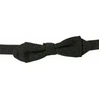 Dolce&Gabbana Schwarze Strukturierte Fliege