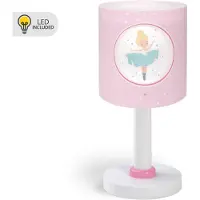 DALBER Tischlampe Princess Dance Pinkes Leuchten im Dunkeln