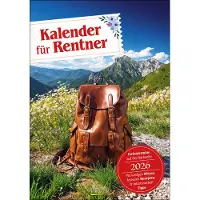 Korsch Verlag Kalender für Rentner mit Witzen & Rezepte 2026