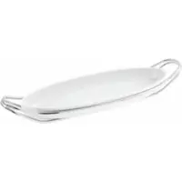 Sambonet Servierschale New Living Holder W/Porcel. Fish Dish 48 x 17 cm