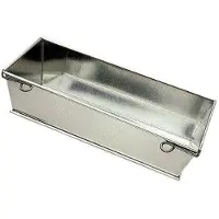 Gobel - Pasteten- oder Kastenform, aufklappbar - Weißblech - 240x95 mm außen / 220x80 mm innen H 70 mm - 120010