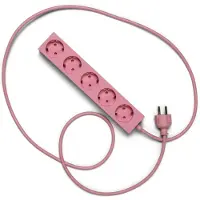 Pedestal - Power Beam, 2 Meter Mehrfachsteckdose, bubble gum