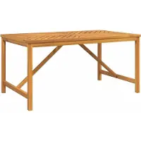 vidaXL Garten Essgruppe 6 Stk. Braun Massivholz Akazie