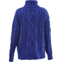 Mymo Rollkragenpullover Damen KÖNIGSBLAU