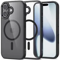 Tech-Protect Magmat Magsafe Hülle für Iphone 17 - Transparent Schwarz
