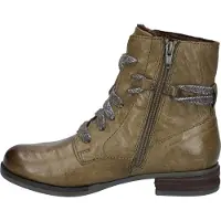 Josef seibel Damen Stiefelette Leder schaftumspieldende Schnürung Sanja 18 76518, Größe:38 EU, Farbe:Grün