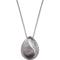 Orphelia Damen-Kette aus 925er Sterlingsilber mit Anhänger – Silber ZH-4556