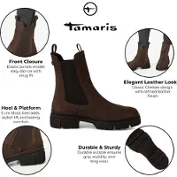 Tamaris 25901/41 Mocca Nubuc Größe EU 42