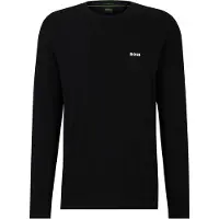 BOSS Longsleeve 50506365 Schwarz Regular Fit