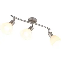 Globo 81490301, Nickel, Glas, Metall, IP20, I, E14, LED