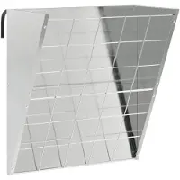 vidaXL Hängender Heufutterspender Silber 61 x 33 x 66 cm