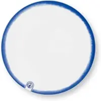 Pip studio Frühstücksteller Pip & The Blue Bird Dip Dye White 23 cm (6er-Set)