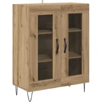 vidaXL Sideboard Artisan-Eiche 69,5 x 34 x 90 cm Holzwerkstoff