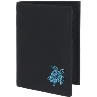 OXMOX Geldbörse New Cryptan RFID Protect Kombibörse Turtle 2.0 Print Cyan Black schwarz