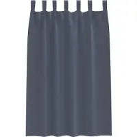 vidaXL Verdunkelungs-Vorhänge mit Ringen 2 stk. Anthrazit 175 x 140 cm