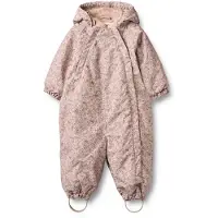 Wheat Adi Babyoverall, Rose Dust Flowers, 86