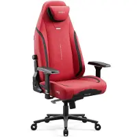 Diablo Chairs Diablo X.Eye Prime Gaming Stuhl mit Kühlfunktion Bürostuhl Schreibtischstuhl, Belastbar bis 140 kg, Größe Normal, Farbe Rot