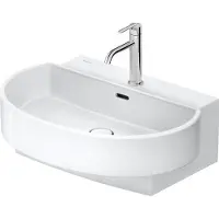 Duravit Waschtisch Balcoon 65x48cm, we. hgl, m Hahnl., ÜL, Hahnloch