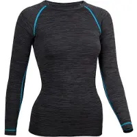 Avento Unterhemd Thermoshirt Superior Schwarz/AquaDamen-Größe 38
