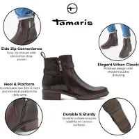 Tamaris Damen Stiefeletten 1-1-25391-253B3 Farbe: Braun Größe: 40