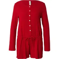 Hunkemoller Short-Onesie Jersey Rib Rot