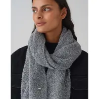 Opus Schal in Grau - (L)168 x (B)30 cm - onesize