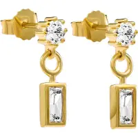 Orphelia 'Madelyn' Damen Ohrhänger aus 925er Sterling Silber - Gold ZO-7583/G
