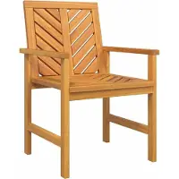 vidaXL Garten Essgruppe 7 Stk. Braun Massivholz Akazie