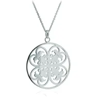 Orphelia Damen Kette aus 925er Sterlingsilber mit Anhänger - Silber ZH-6035
